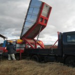 阿久比米 定点観察　①堆肥散布